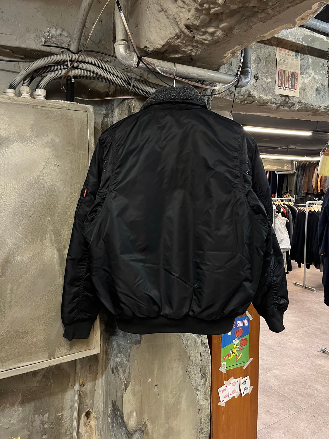 캡틴 위빅 쉐르파 ma1 항공점퍼 블랙 2XL #csz1931 상품이미지2