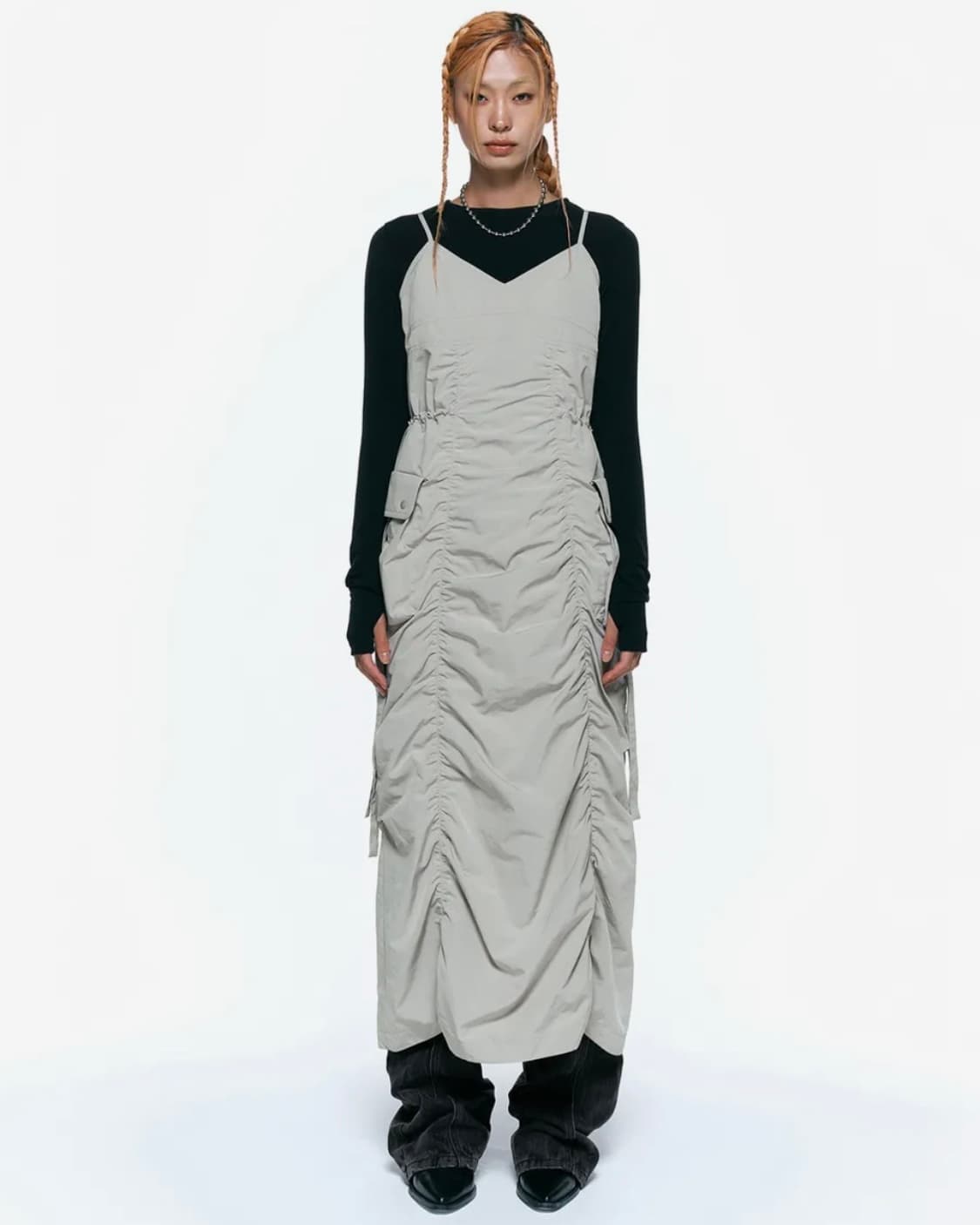 인사일런스우먼 파라슈트 맥시 드레스 상품이미지1