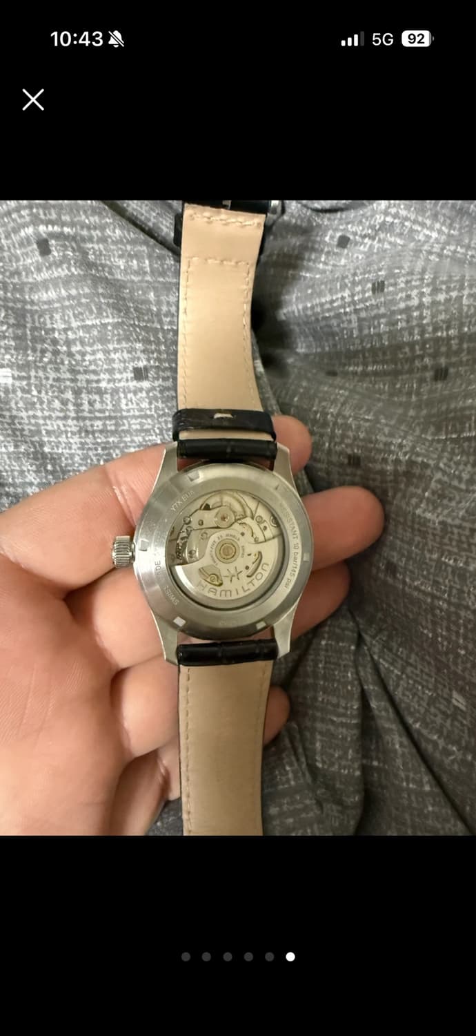 해밀턴 카키필드 머피 38mm 블랙 상품이미지4