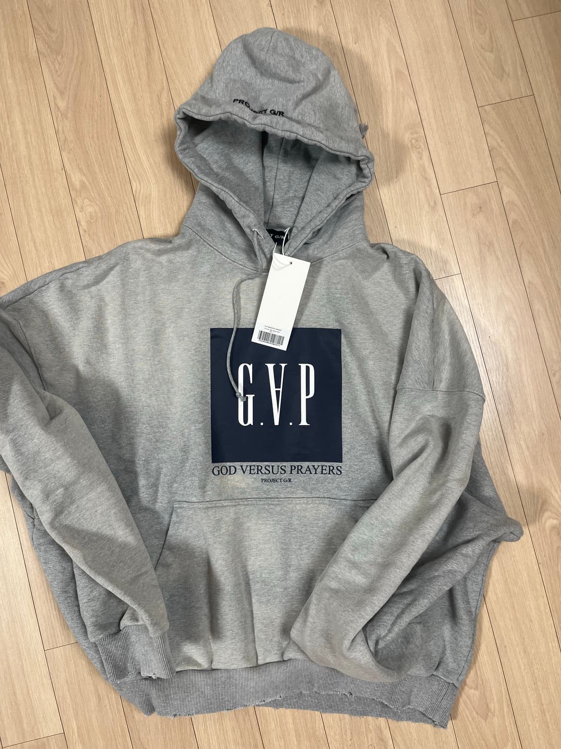 프러젝트gr gvp 워시드 후디 상품이미지1