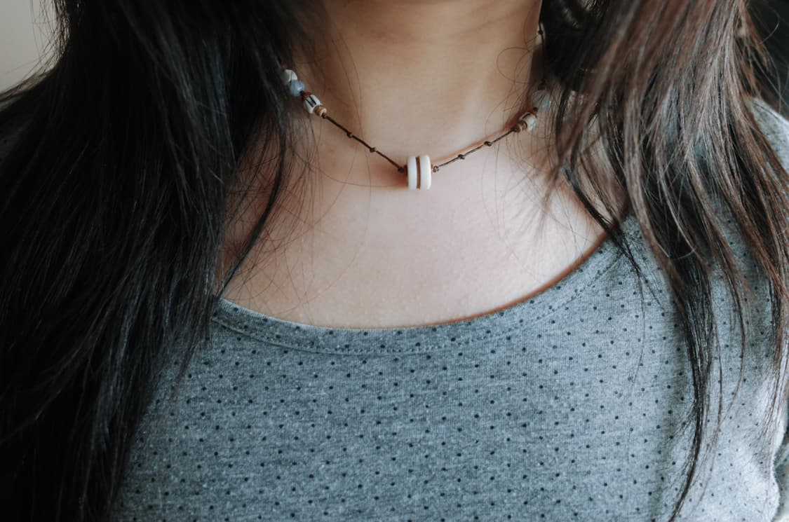 (only one) mint round cracker necklace 상품이미지6