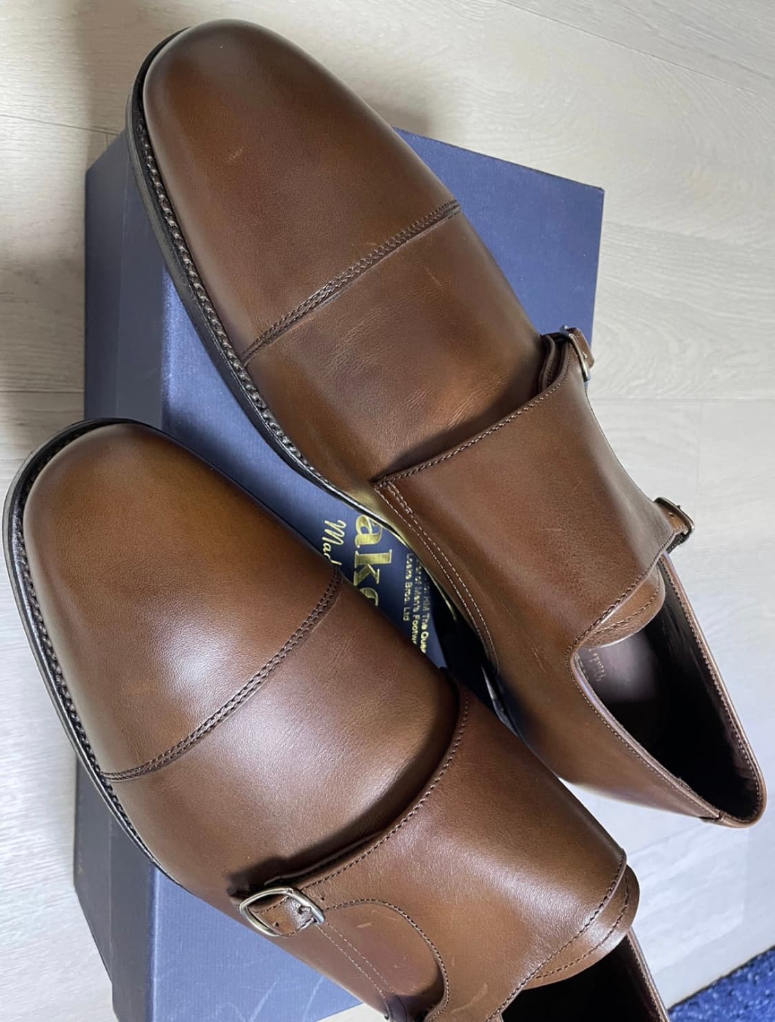 로크 (Loake) 캐논 더블몽크  다크브라운 상품이미지3