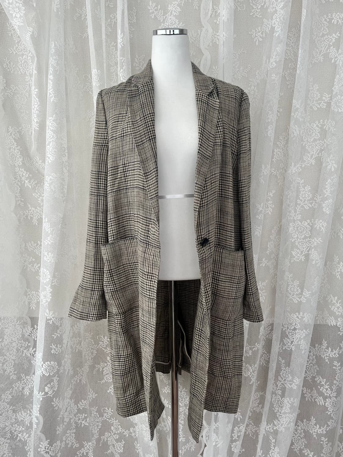 66) 질스튜어트 이태리 린넨 100 자켓 베이지 상품이미지3