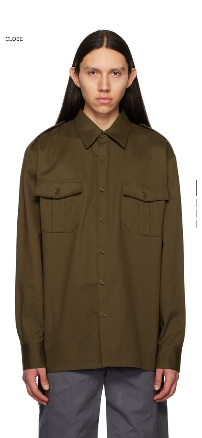 Bryan Jimenez brown shirts 상품이미지2