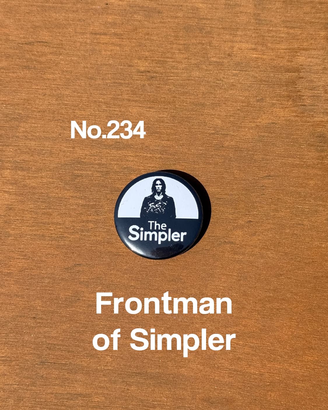 The Simpler [60-70s Rock band] badge 상품이미지5