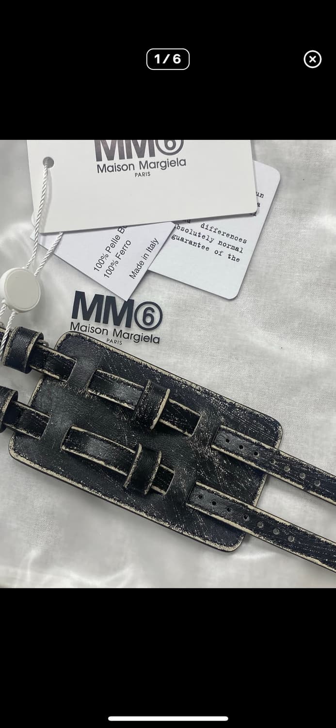 MM6 leather bracelet 상품이미지1