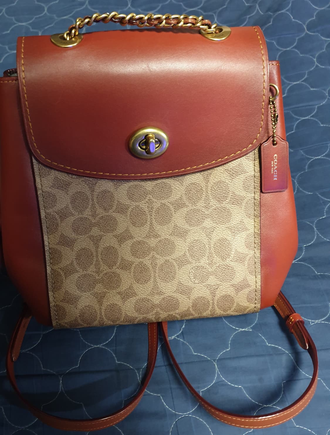 (단종매물) 코치 파커 컨버터블 코팅 캔버스 백팩 -38585 상품이미지2