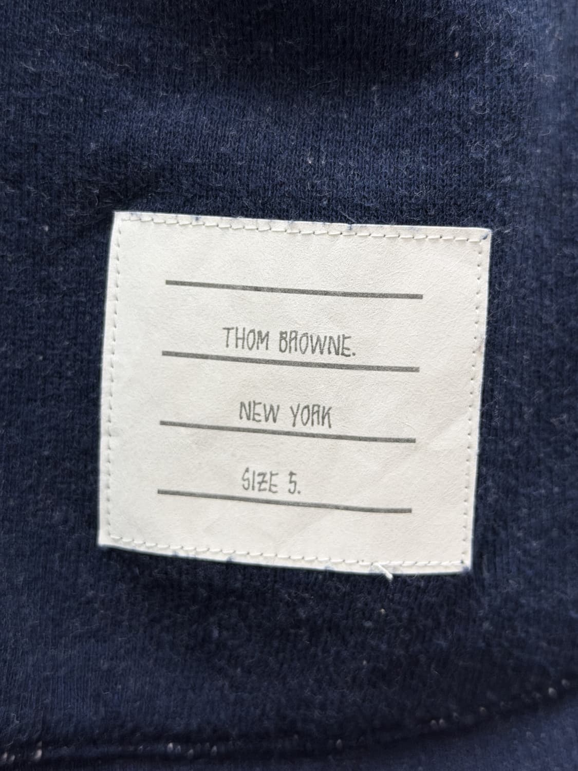 톰브라운 코튼 테리 네이비 가디건 5 상품이미지6