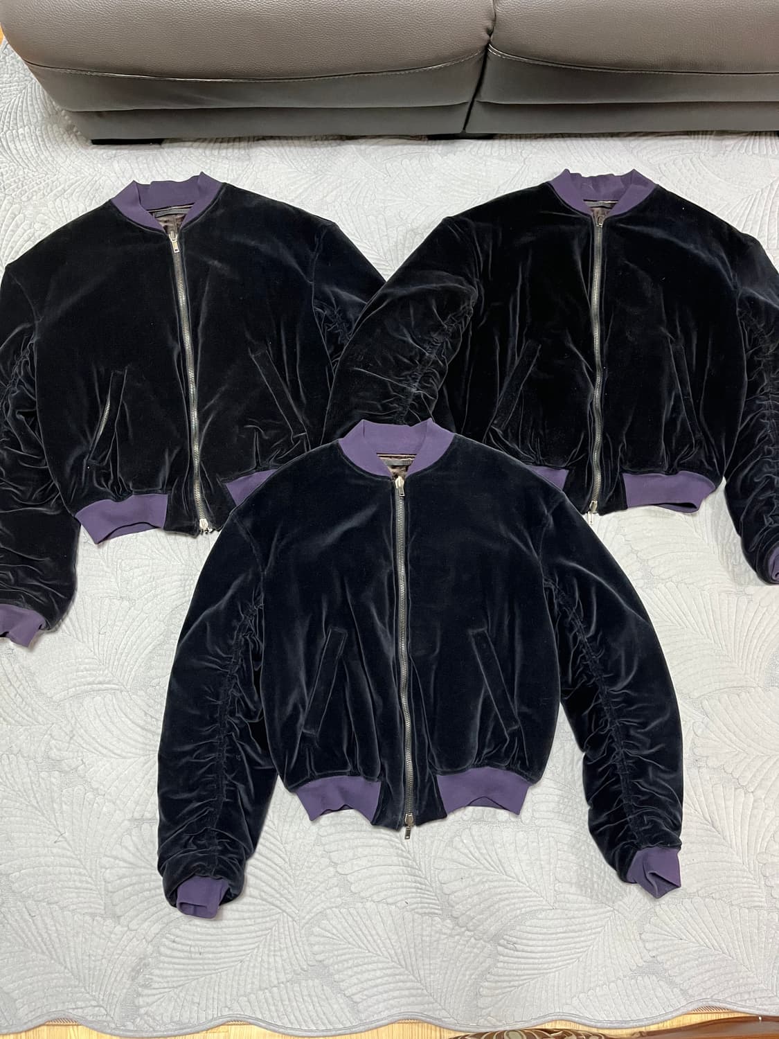 [XS] 하이더아커만 15FW 벨벳 퍼스봄버 상품이미지1