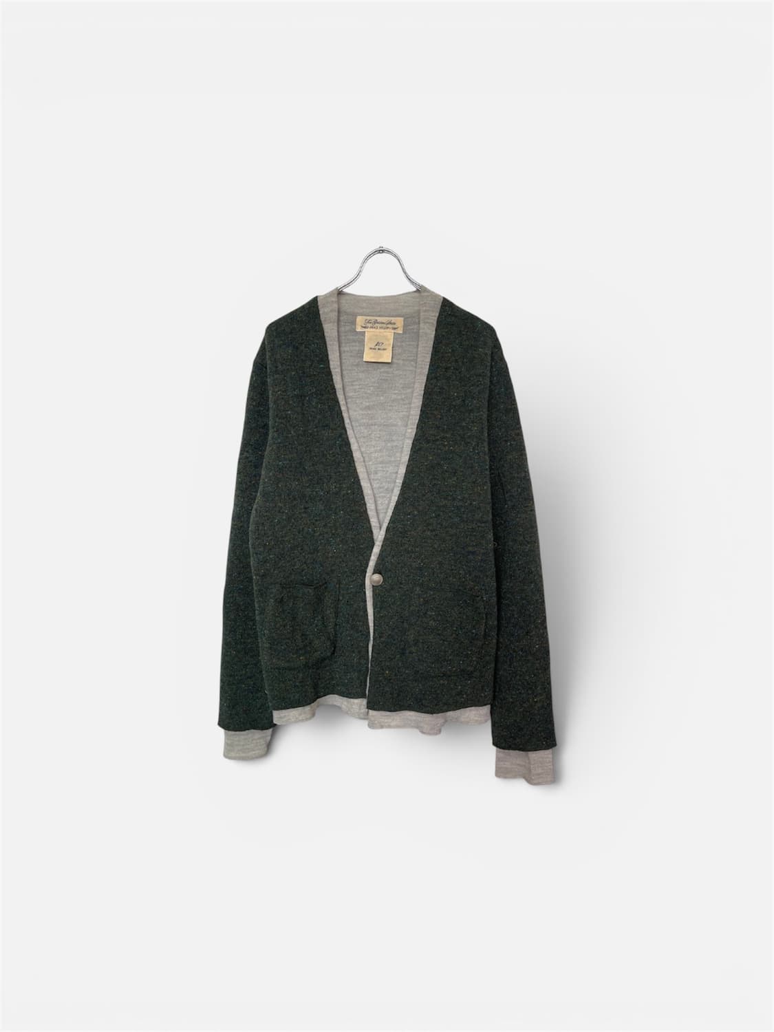 REMI RELIEF Concho Layered Wool Cardigan 상품이미지1