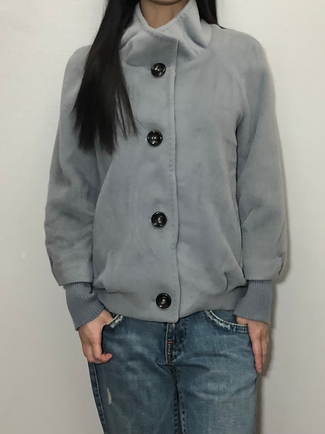 빈티지 그레이 울 자켓 상품이미지1