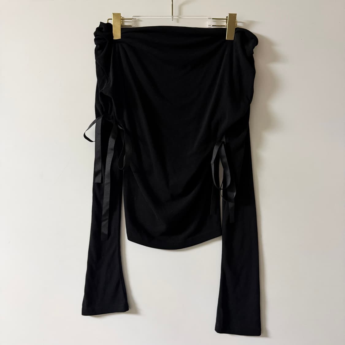 새상품 여자 기모 오프숄더 후드티 상품이미지1