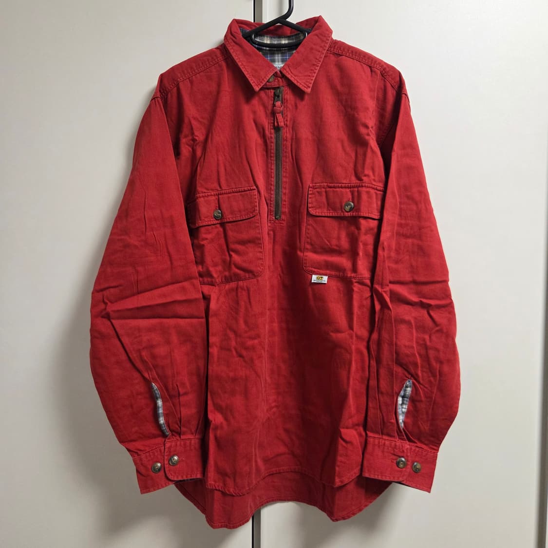 G.T.Hawkins 하프집업 코듀로이 워크셔츠 L-XL(100-105) 상품이미지1