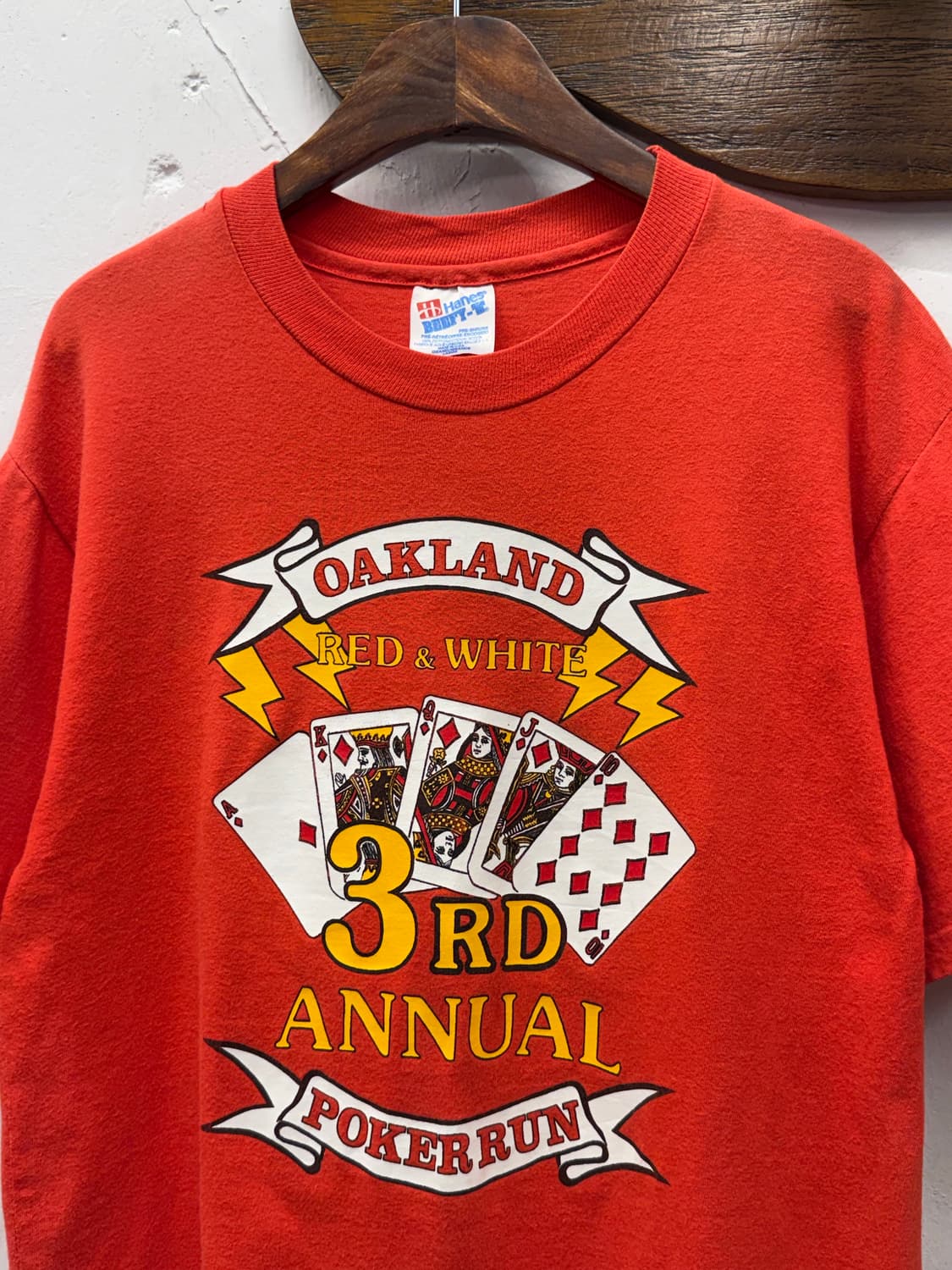 USA Hanes Beefy-T Poker Run Short Sleeve 상품이미지2