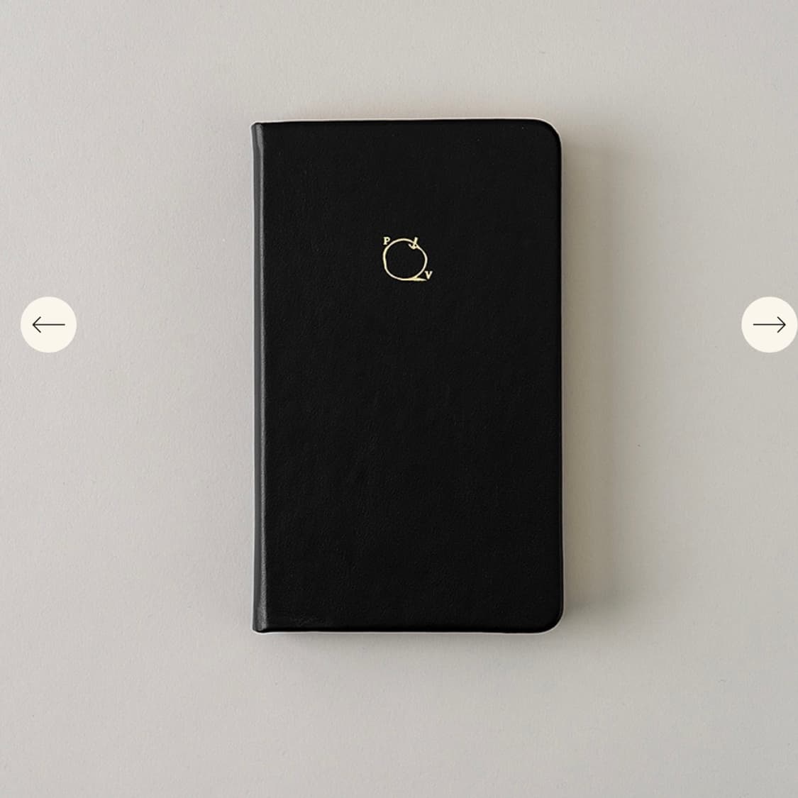 [새상품] 포인트오브뷰 노트 - 애플 저널 스몰 플레인 블랙 상품이미지1
