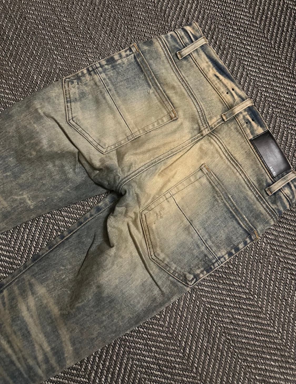 아미리 샌드 워싱 스택 진 상품이미지4