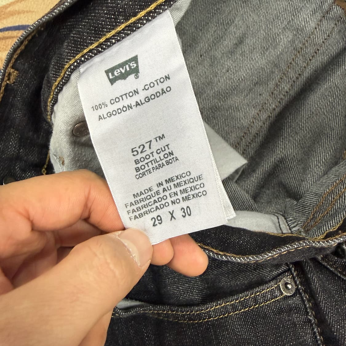 (29)10s 리바이스 527 부츠컷 데님팬츠 상품이미지5