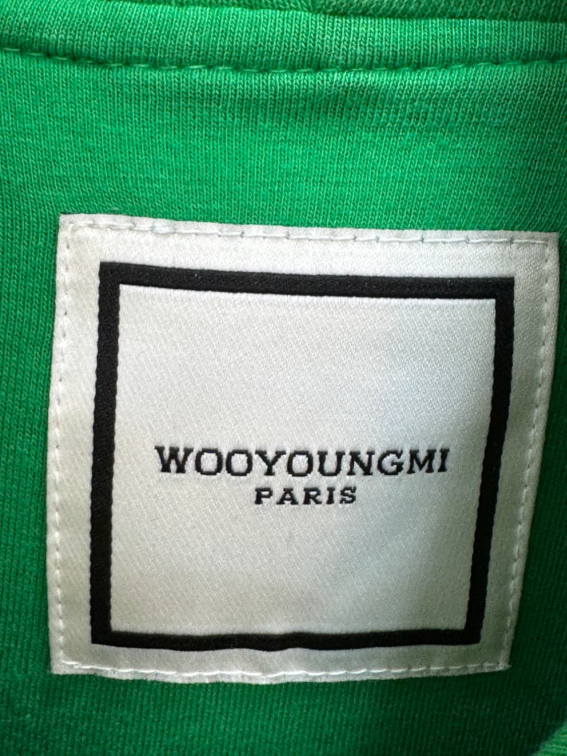 우영미 플라워 백로고 후드티 50사이즈  상품이미지3