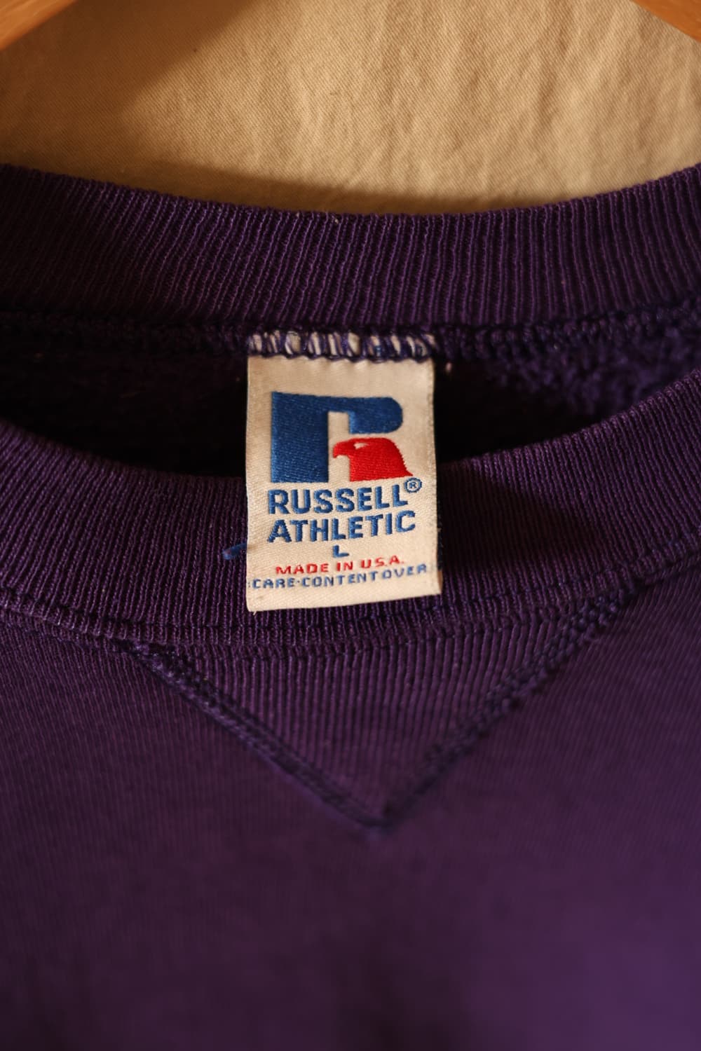 러셀 90s 맨투맨 스웻셔츠 퍼플L 상품이미지3
