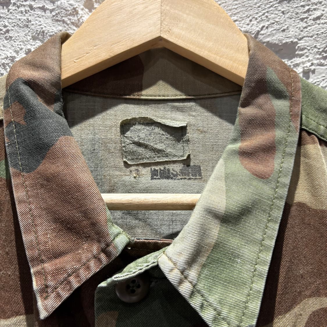90s BDU미군 우드랜드 밀리터리 포켓셔츠 상품이미지2
