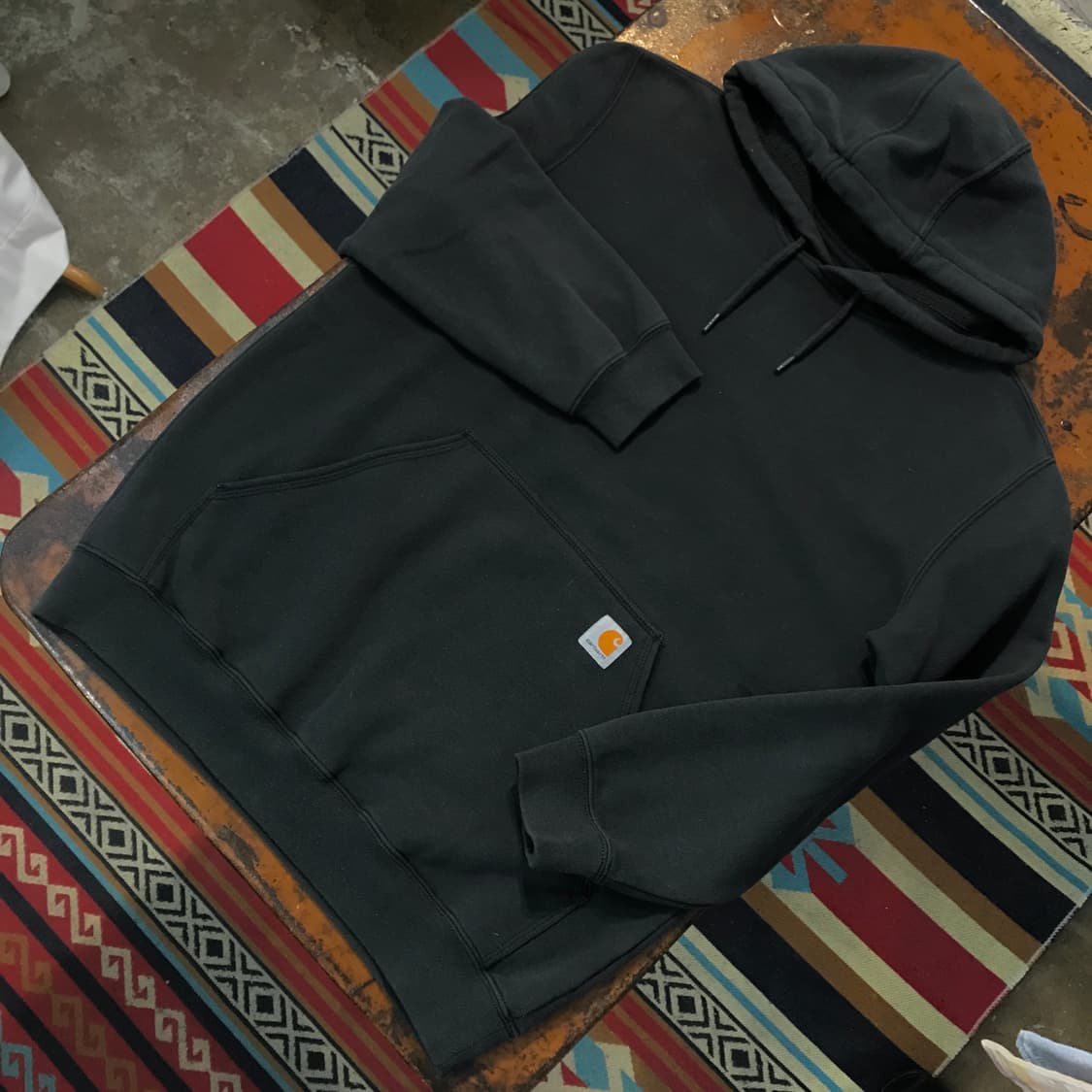 칼하트 에이징 차콜 기모 후디 남성 110 사이즈 상품이미지2