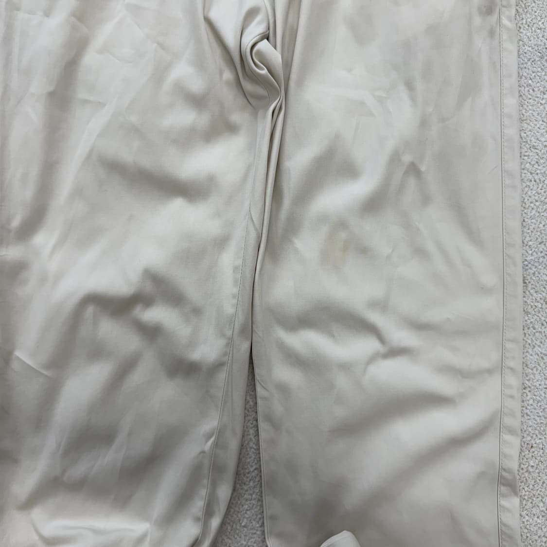 [34] 헤지스 남성 일자 치노 팬츠 면바지 아이보리 3699 상품이미지3