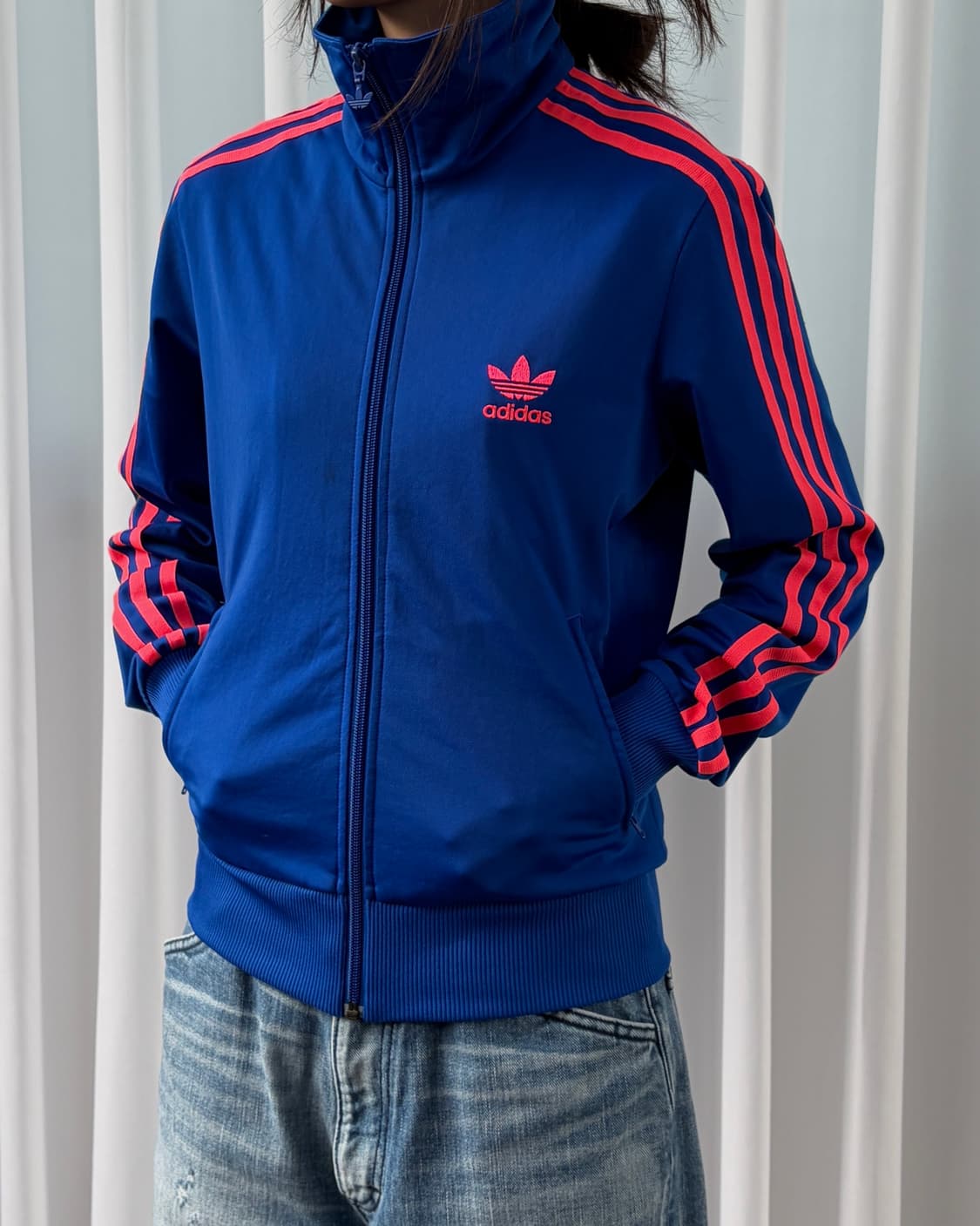 [S]아디다스 파이어버드 블루 트랙탑 져지 상품이미지1