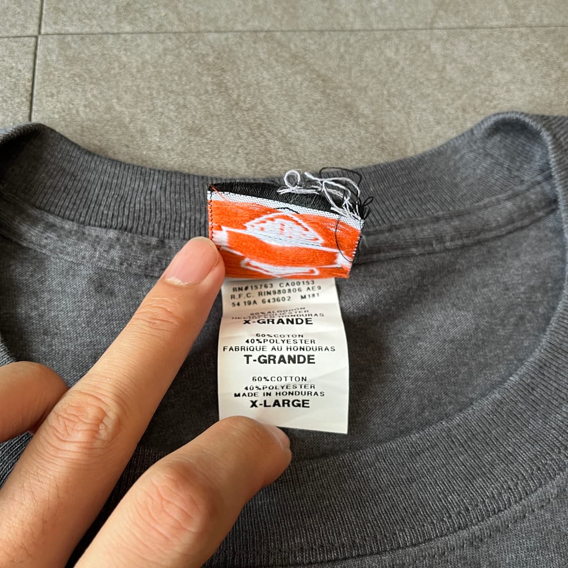 할리데이비슨 정품 할리티 그레이 반팔 티셔츠 상품이미지7