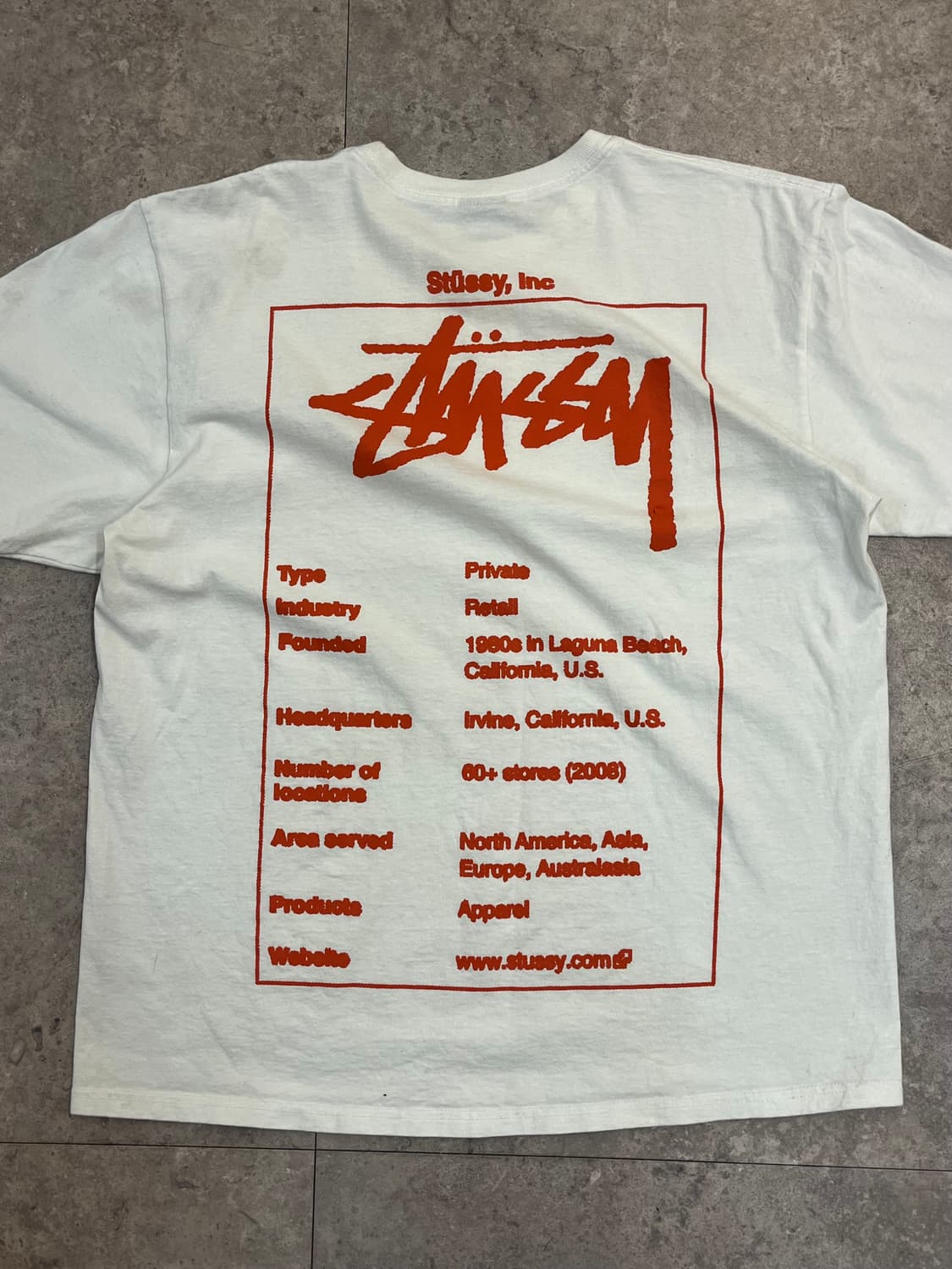 스투시 위키 반팔티 화이트 L #csz3229 상품이미지7