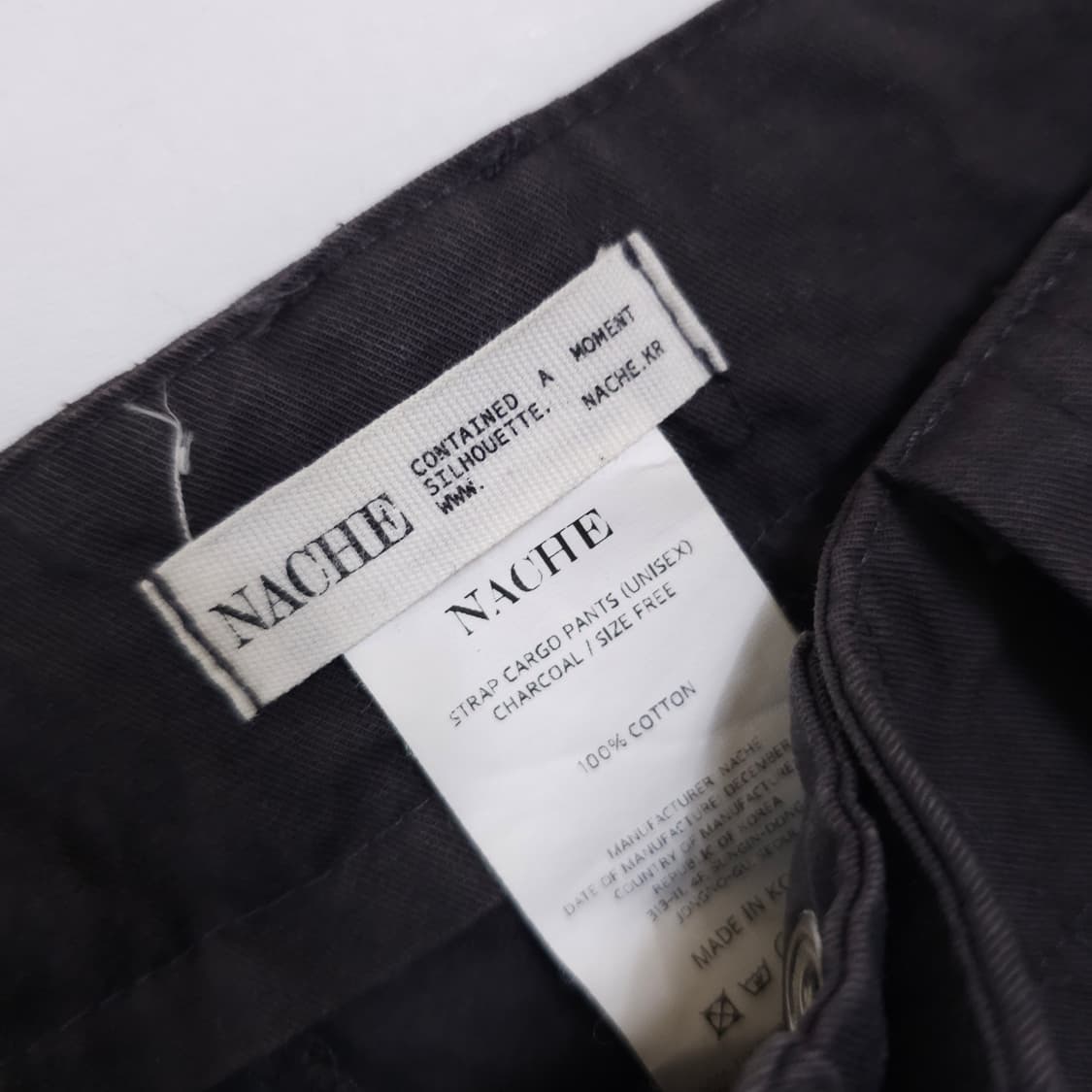 Nache 나체 스트랩 카고 팬츠 상품이미지4