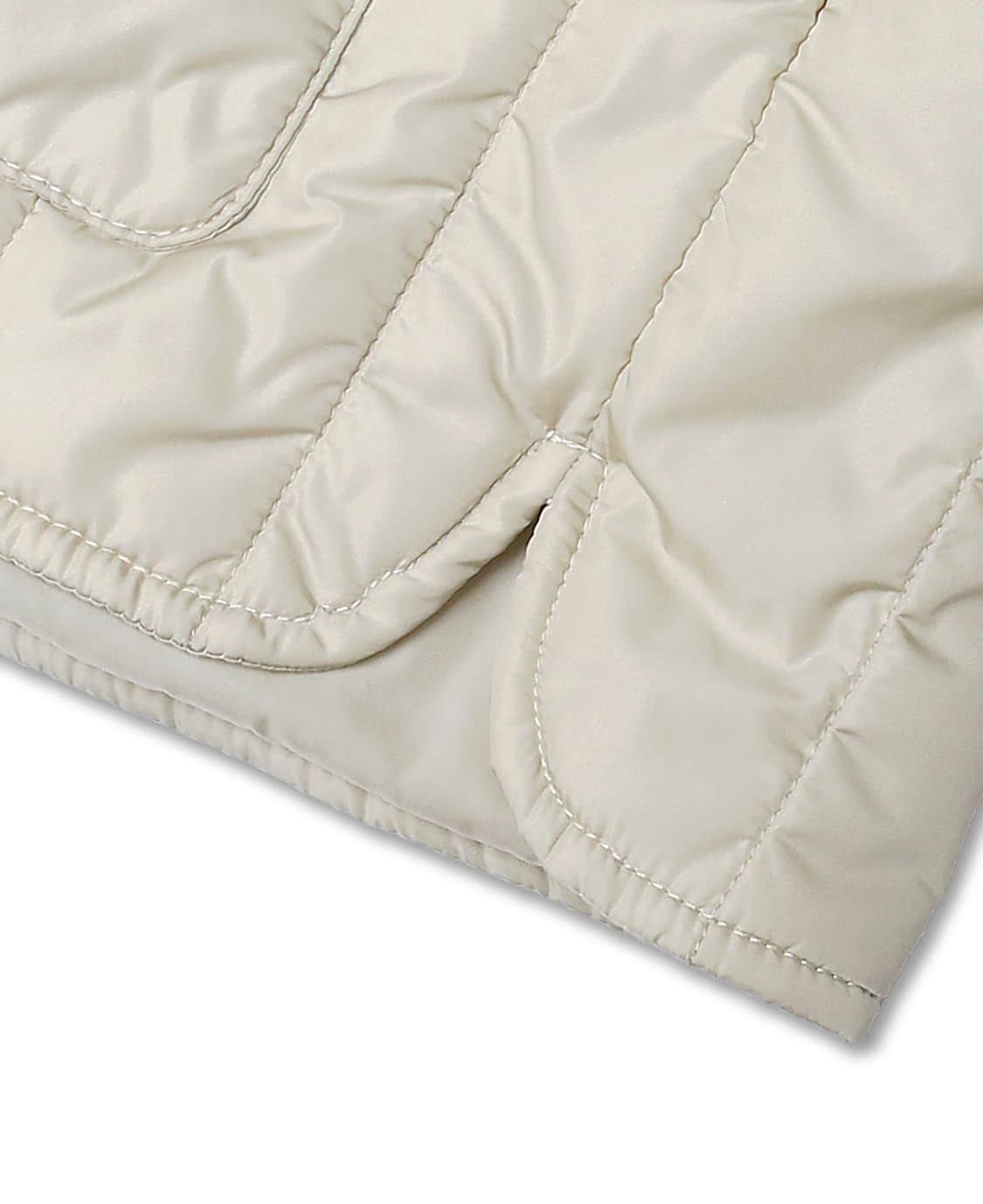 몬테도로 [Montedoro] 아이보리 나일론 퀼팅 자켓 상품이미지4