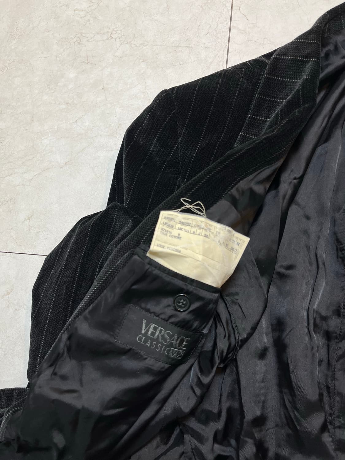 베르사체 v2 클래식 벨벳 자켓 상품이미지4