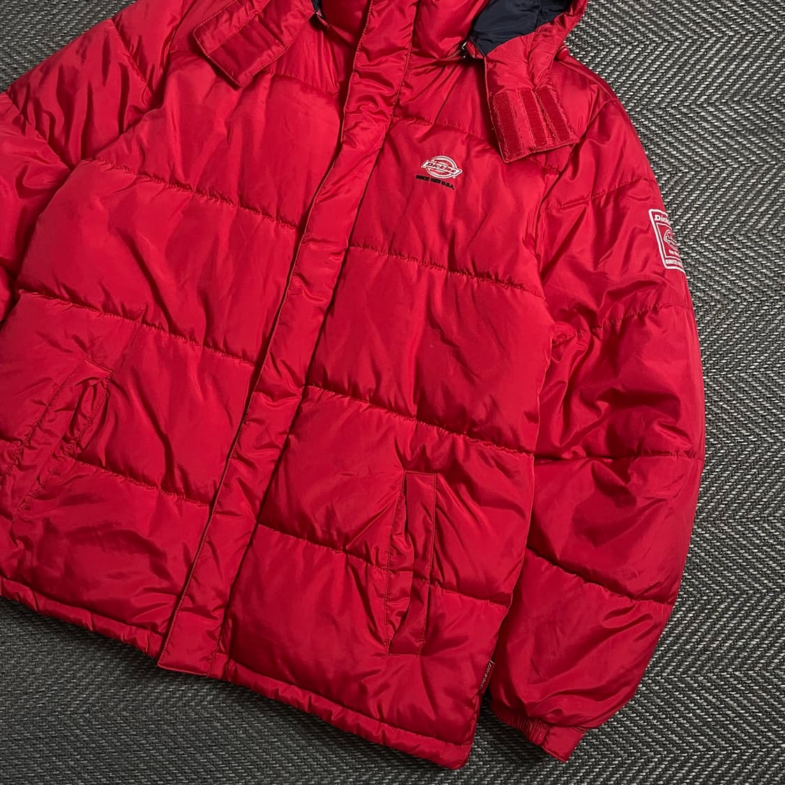 디키즈 USA 오리지날 퀼팅 경량 패딩 레드o 4994 상품이미지2