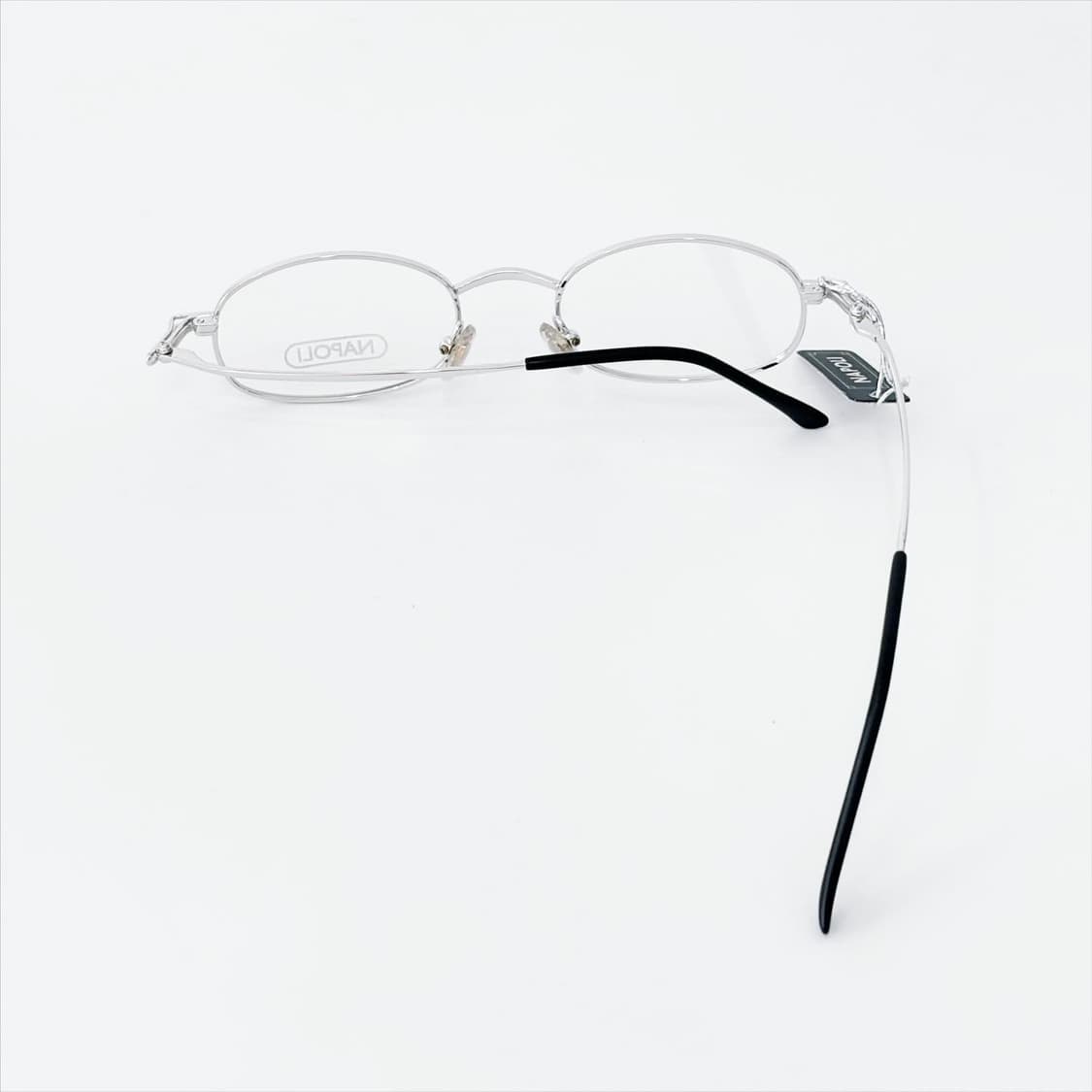 NAPOLI 실버 오벌 데드스탁 빈티지안경 상품이미지3