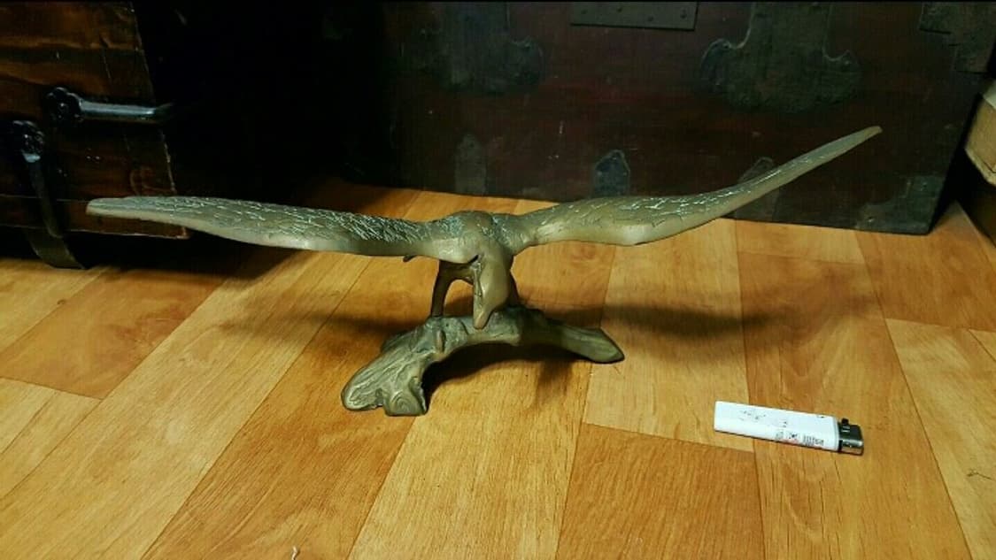 대형 황동독수리 브론즈작품 생동감 힘찬기상 멋진남성 거실,사무실인테리어 상품이미지3