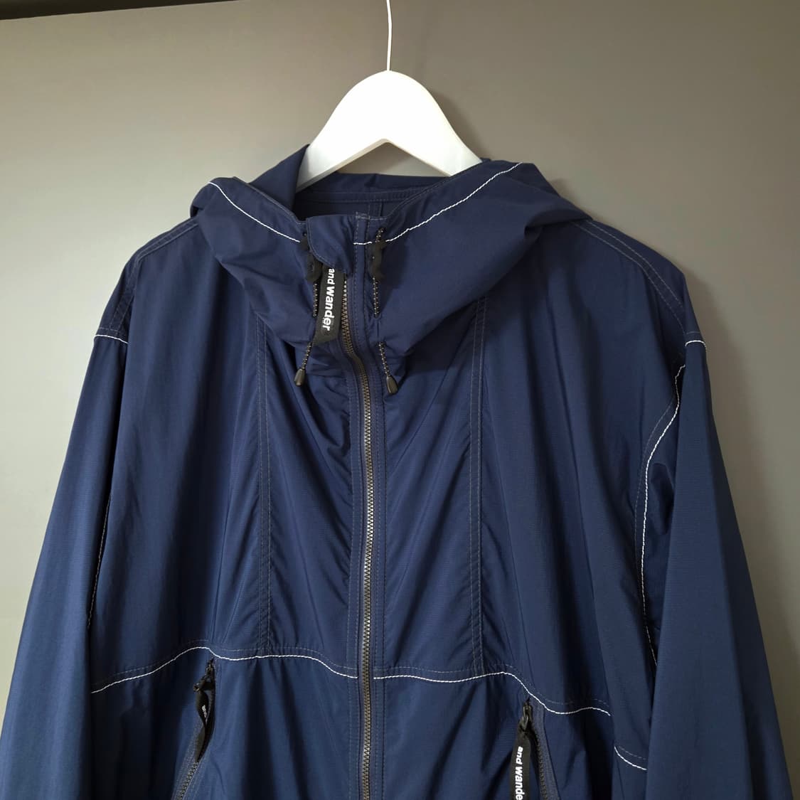 [M] 앤드원더 퍼텍스 윈드 자켓 네이비 / 바람막이 pertex 카키스 상품이미지3