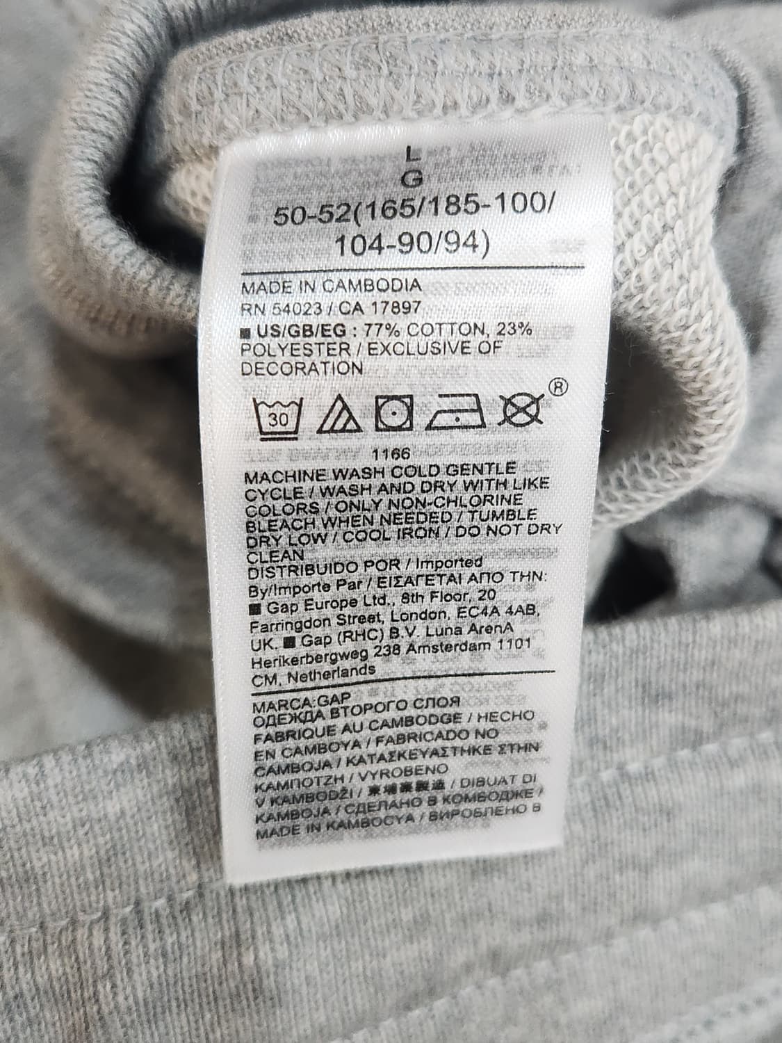 [L-XL] 갭 GAP 가벼운 조거팬츠 그레이 남성 L 상품이미지6