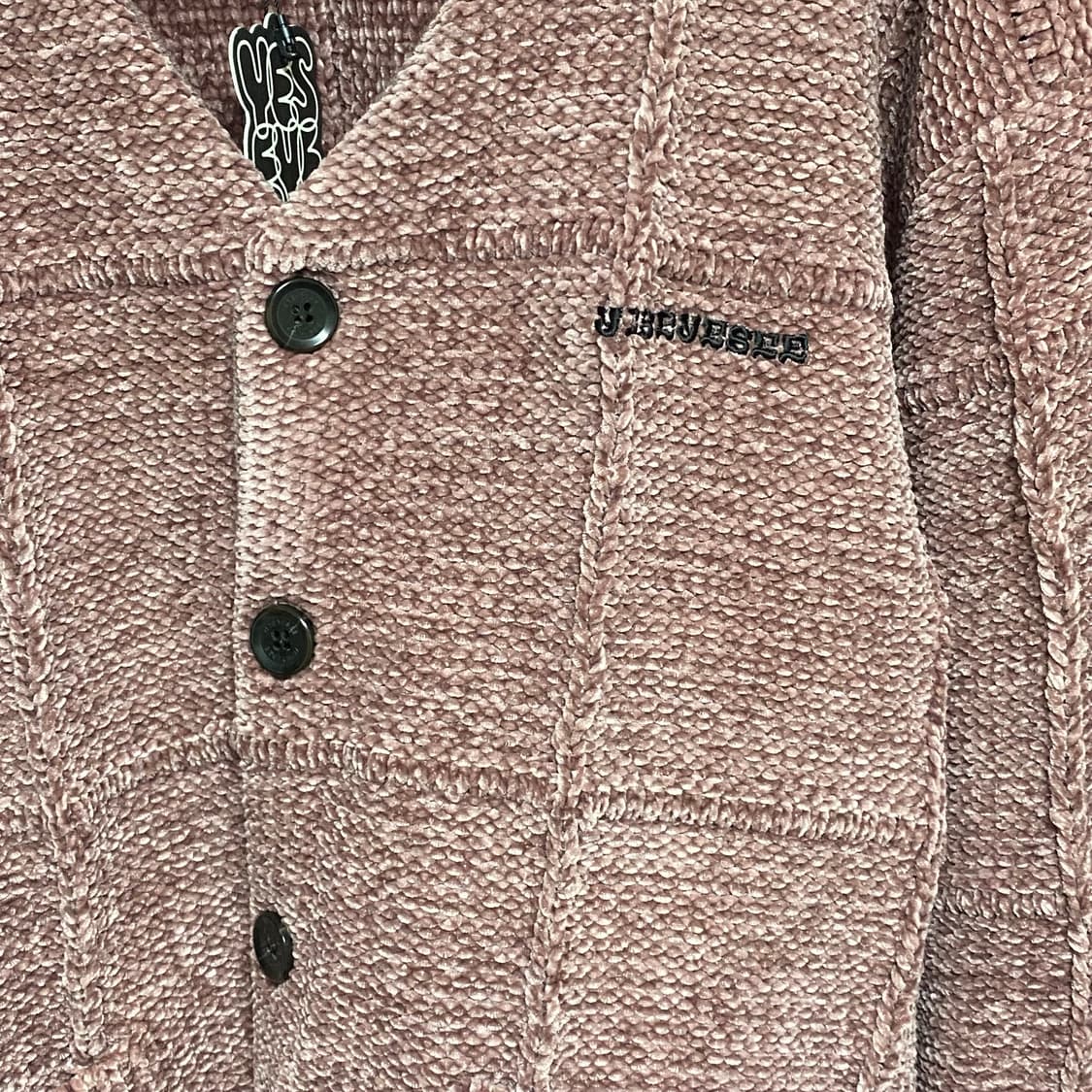 예스아이씨 니트 가디건 Grape L 상품이미지3