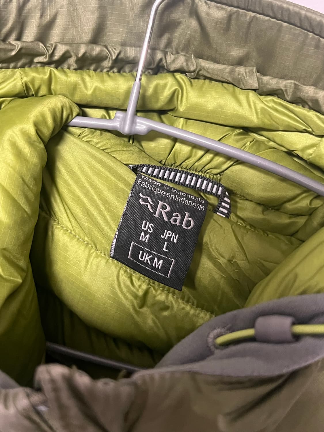 Rab 마이크로라이트 경량패딩 그린 상품이미지2