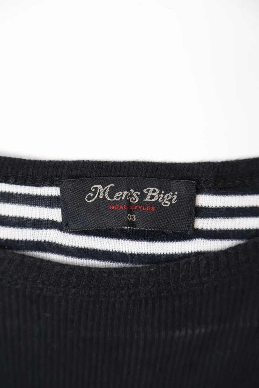 Mens Bigi Layered Stripe Henley Top 상품이미지6