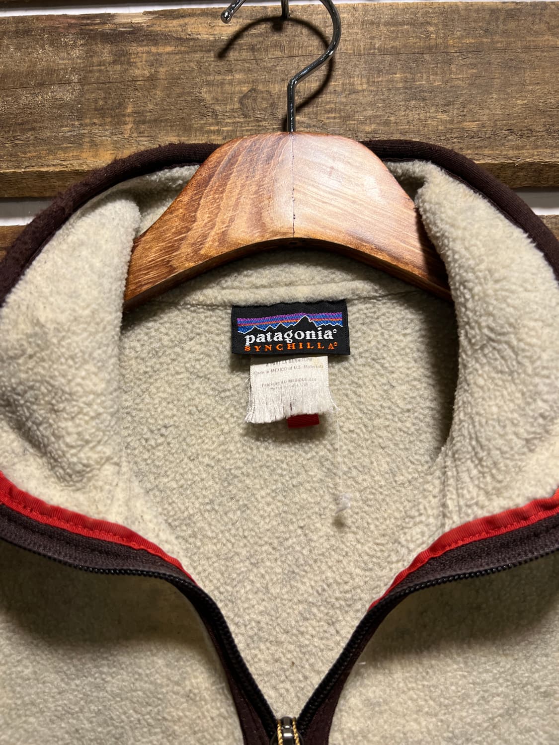 [M}파타고니아 신칠라 오트밀 하프집업 플리스 상품이미지2