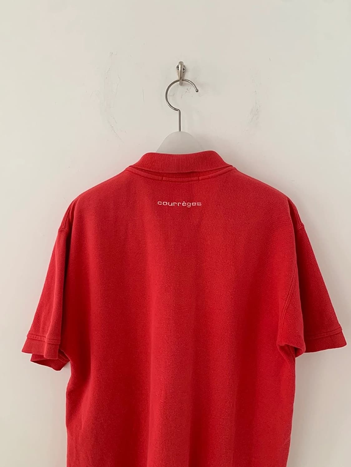 90's "Courreges" Cotton Pique Knit 상품이미지9