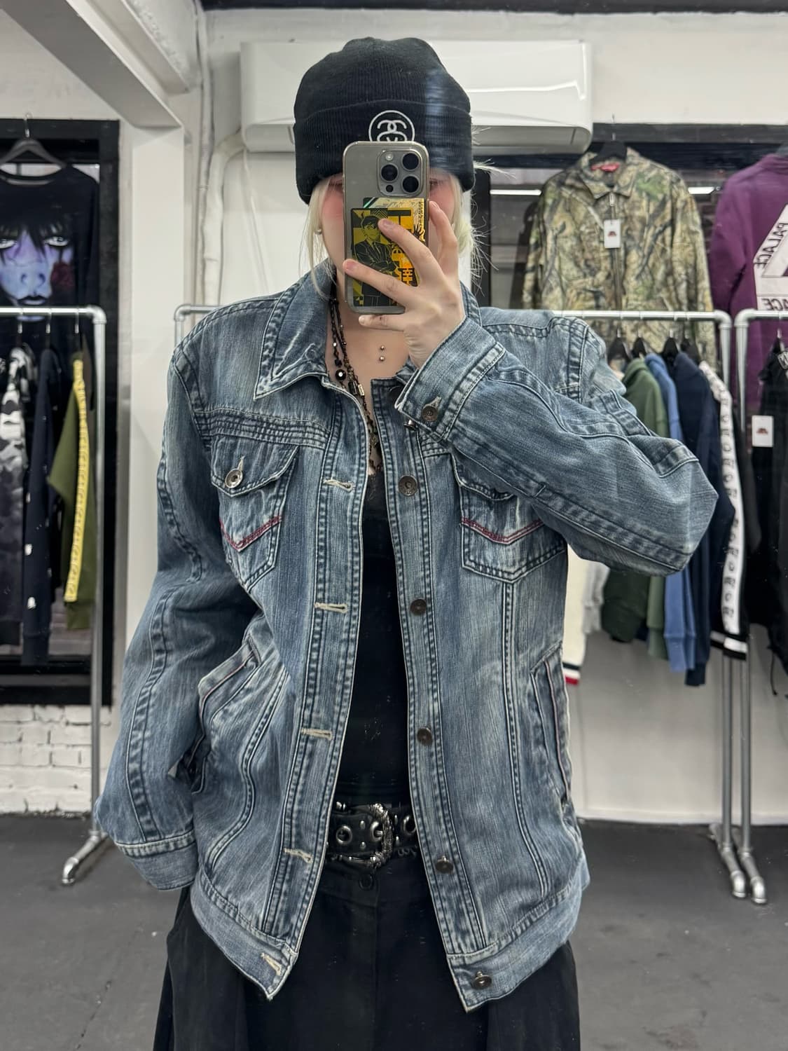 VTG 워시드 데님자켓 상품이미지2