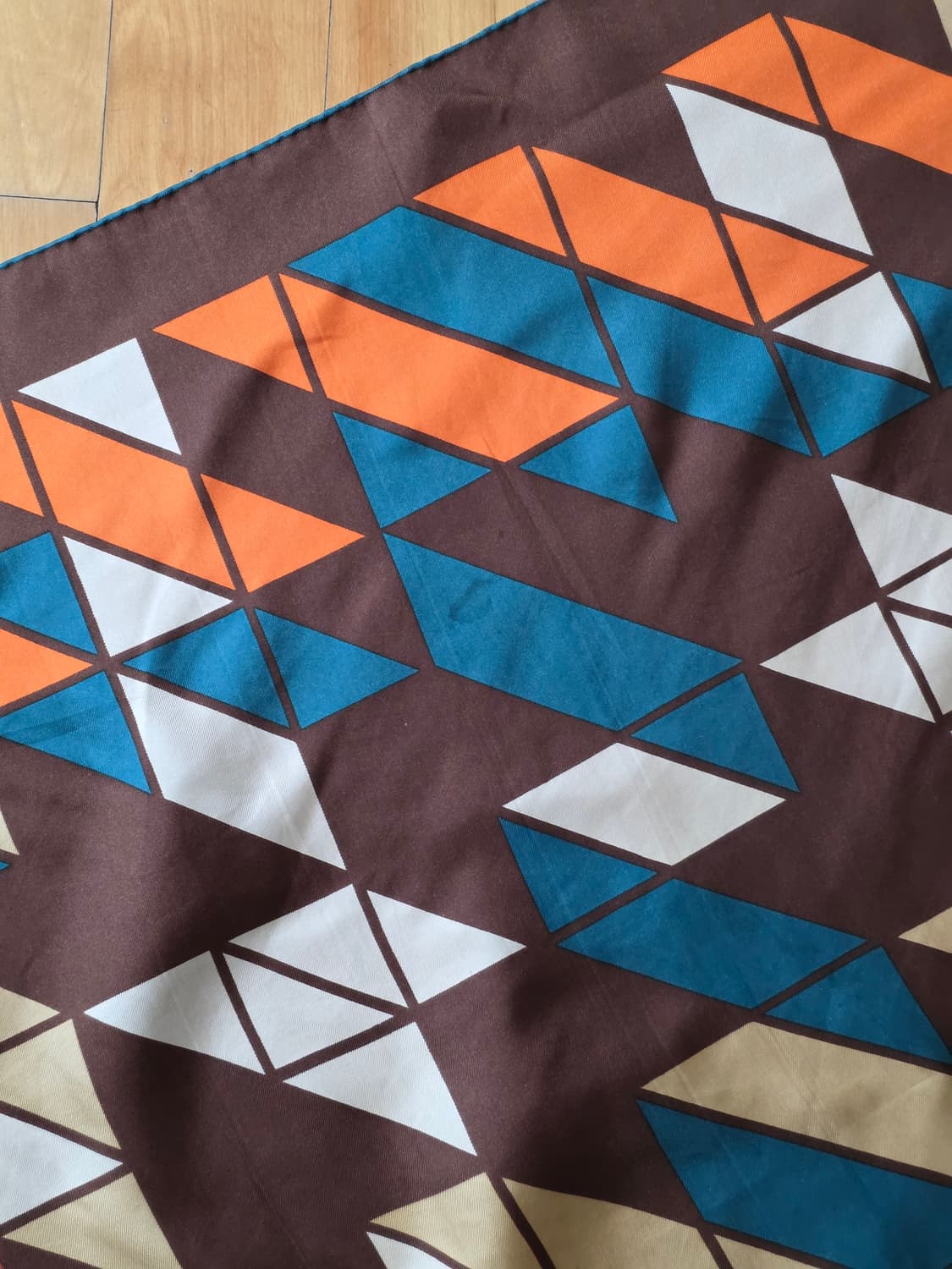 Lanvin 랑방 실크 스카프 Made in France 상품이미지6