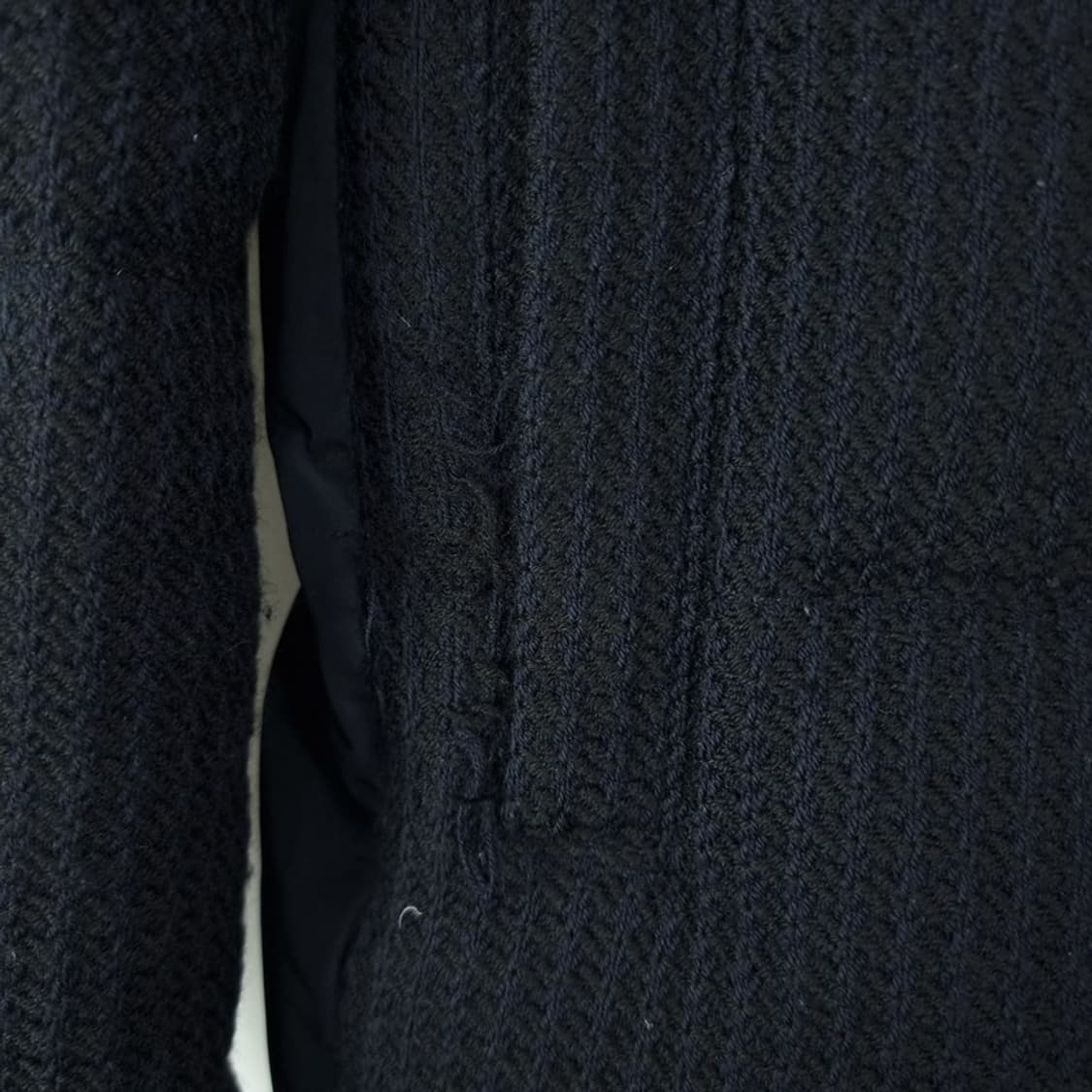 [솔리드 옴므] 캐시미어 블랜디드 니트 쉘 구스다운 패딩 P01350 상품이미지9