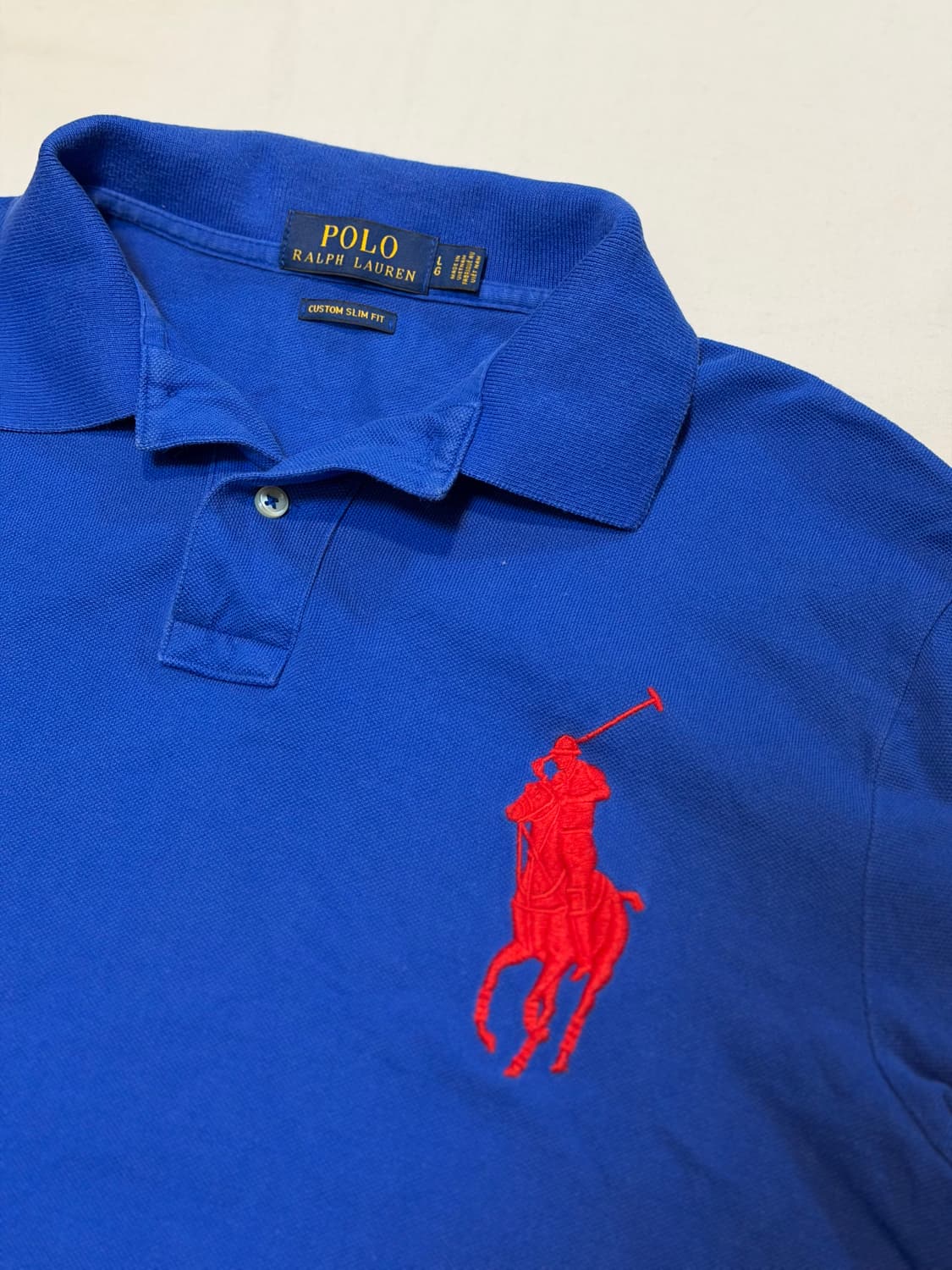 폴로 랄프로렌 빅포니 치프키프 카라티 블루 상품이미지2