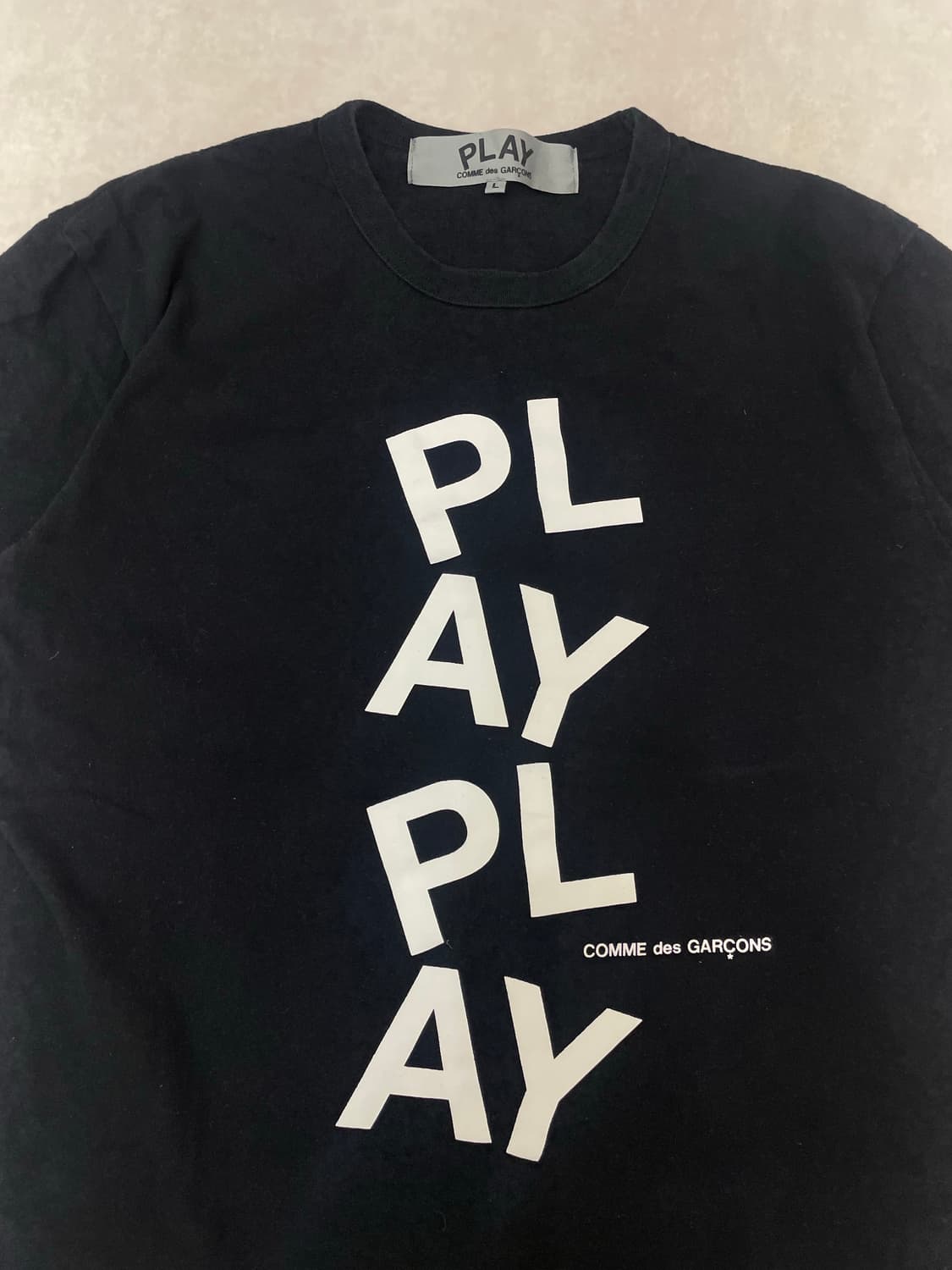 comme des garcons play logo t-shirt 상품이미지2