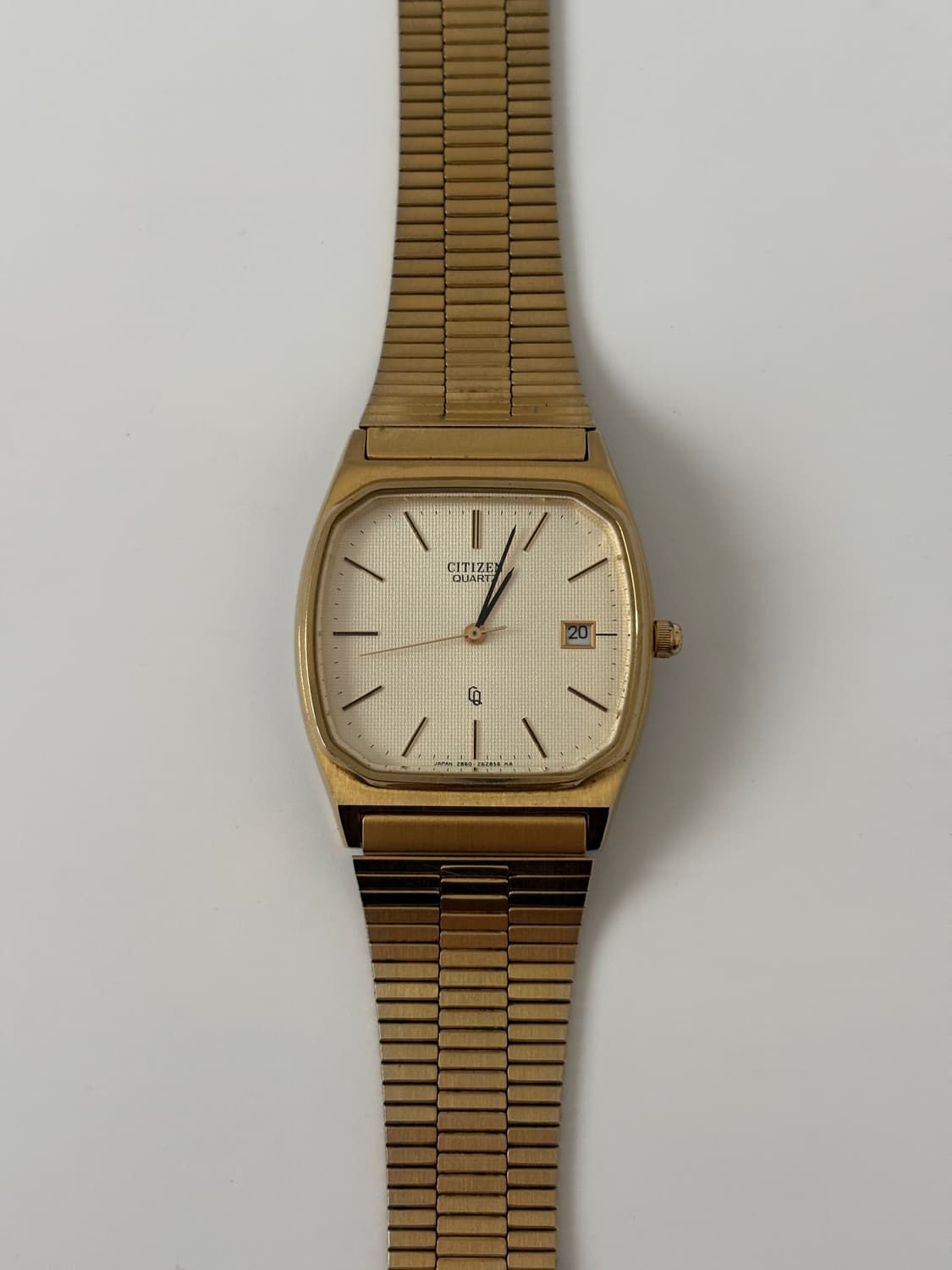 1980s CQ Gold Square Quartz 상품이미지5