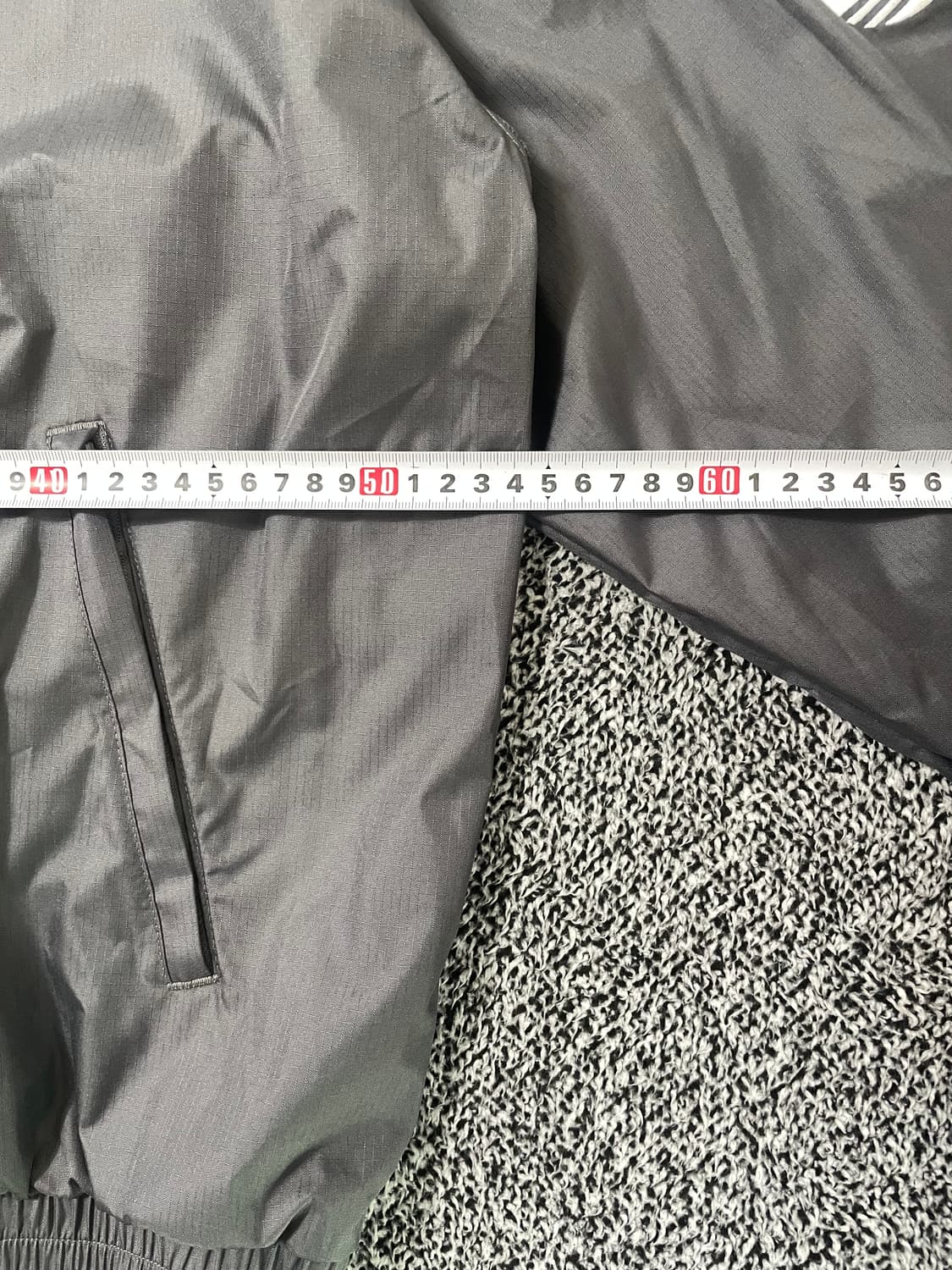 빈티지9. 아디다스 레트로 트레포일 바람막이 자켓 그레이 점퍼 나일론 상품이미지6