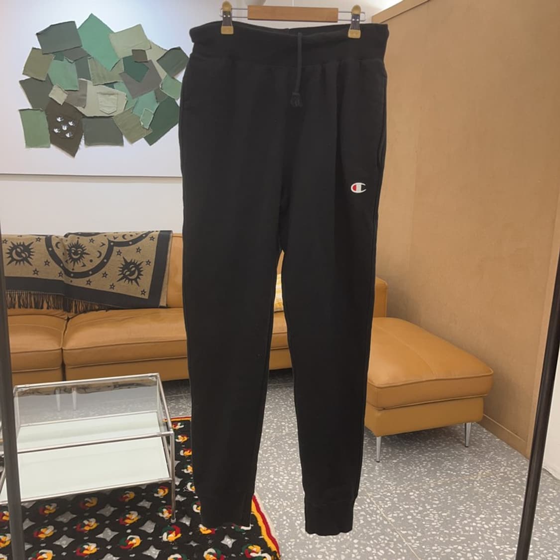 챔피언 리버스위브 자수로고 기모 조거 스웻팬츠  M C07192 상품이미지3